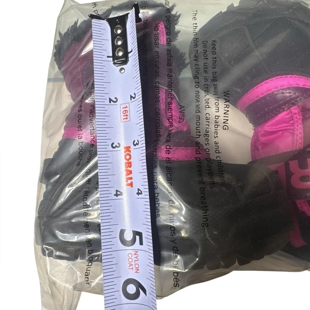 Sorel toddler Snow Commander Kids Snow Boot black/Groovy Pink US 5